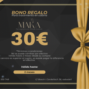 Bono regalo belleza 30€