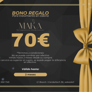 Bono regalo belleza 70€