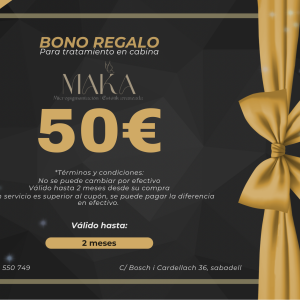 Bono de regalo belleza 50€